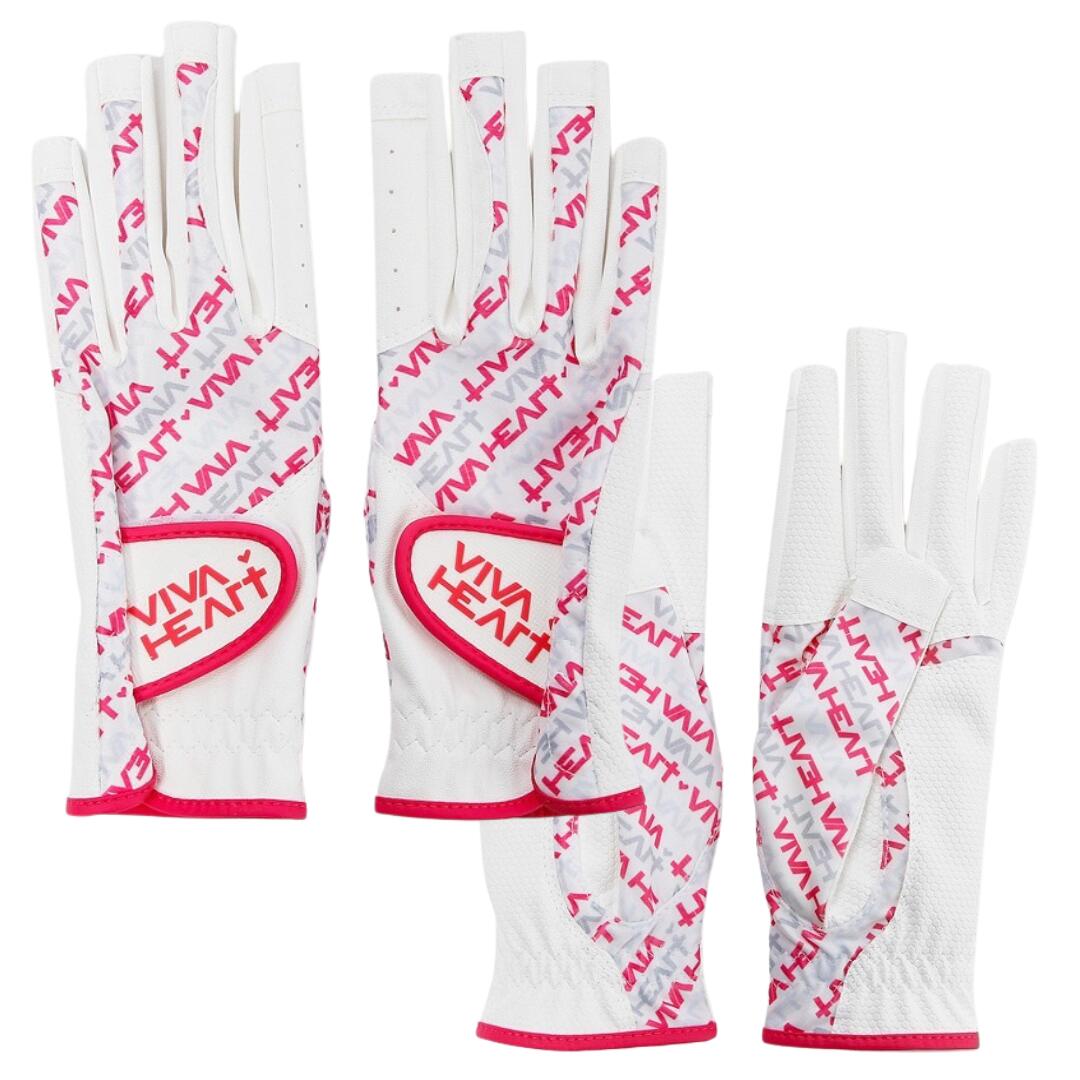 楽天市場】VIVAHEART ビバハート 両手プリントGolfグローブ レディース