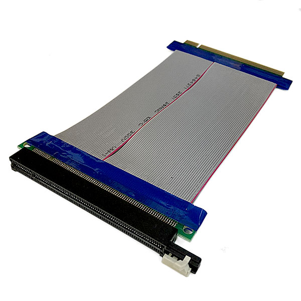 楽天市場】PCI Express x16 バス延長ケーブル PCI-E16X フレキシブル