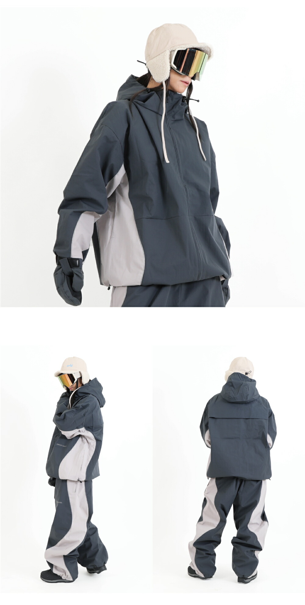 楽天市場】スノーボードウェア スキーウェア 上下セット レディース