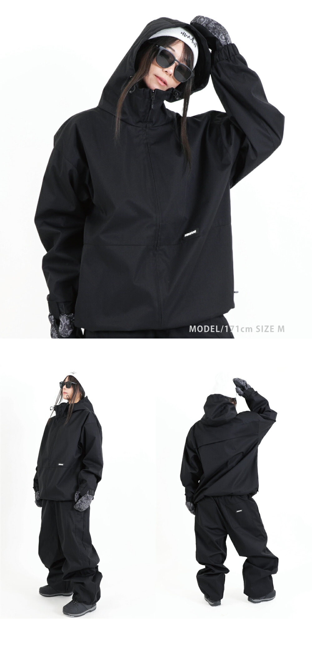 楽天市場】スノーボードウェア メンズ レディース オーバーサイズ ZIP