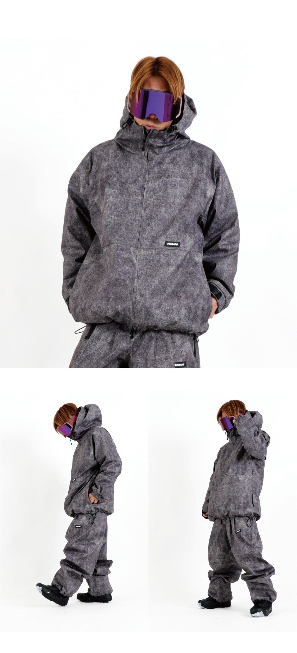 楽天市場】スノーボードウェア メンズ レディース オーバーサイズ ZIP