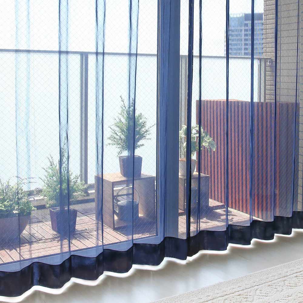 楽天市場】【ポイント5倍】 レースカーテン ミラー 昼透けにくい