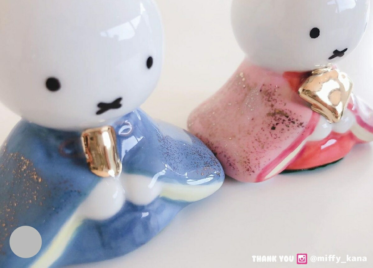 楽天市場】ミッフィー miffy 磁器五人飾り 雛人形 節句人形 吉徳