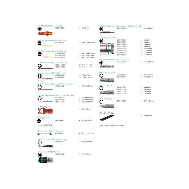 楽天市場】ヴェラ 135926 35点組 機械メンテナンス用 クラフトフォーム