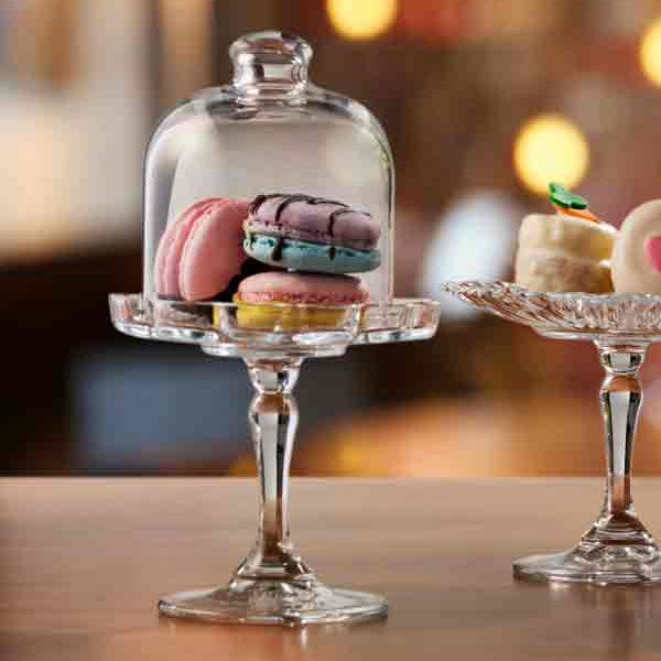 楽天市場】ミニパティスリー ・プチケーキスタンド PS96457【ガラス製