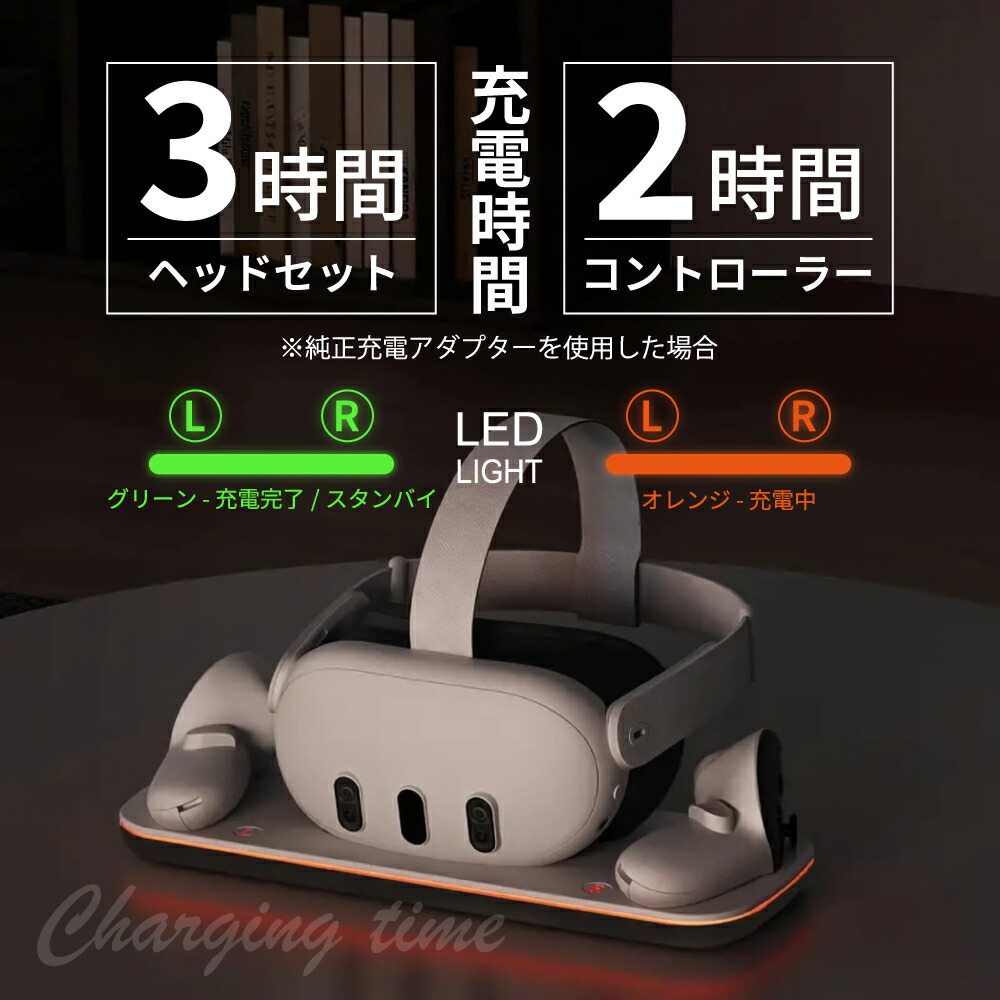 楽天市場】Meta Quest 3 充電ドック 充電 充電台 充電スタンド