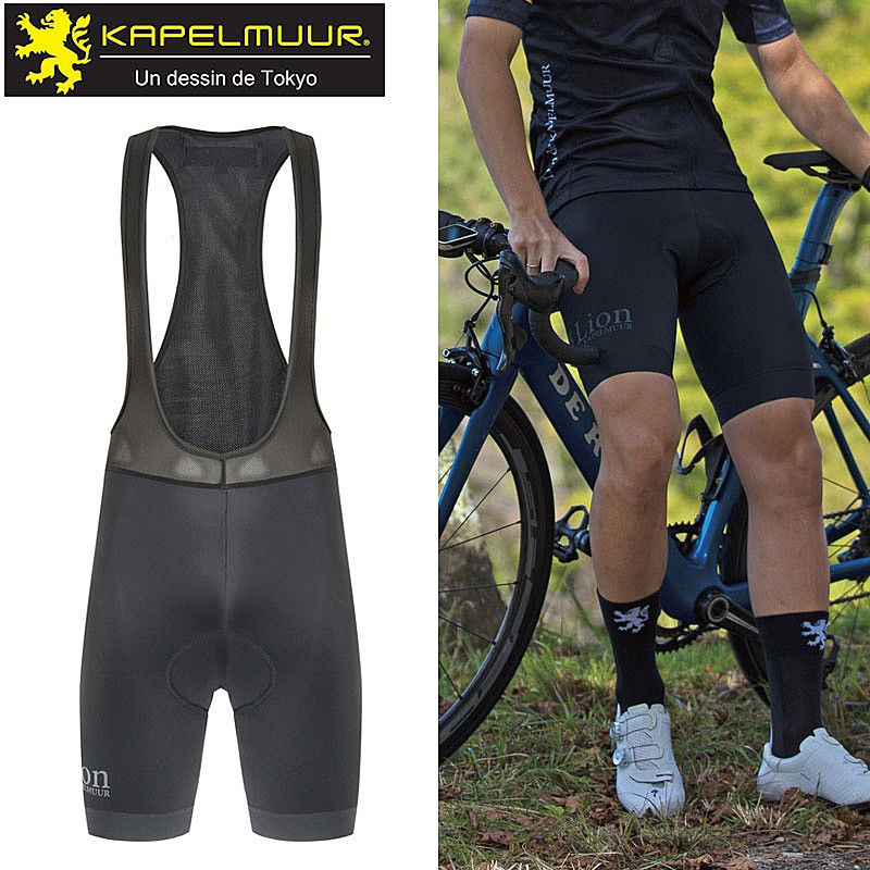 楽天市場】カペルミュール サイクルビブショーツ グレーロゴ