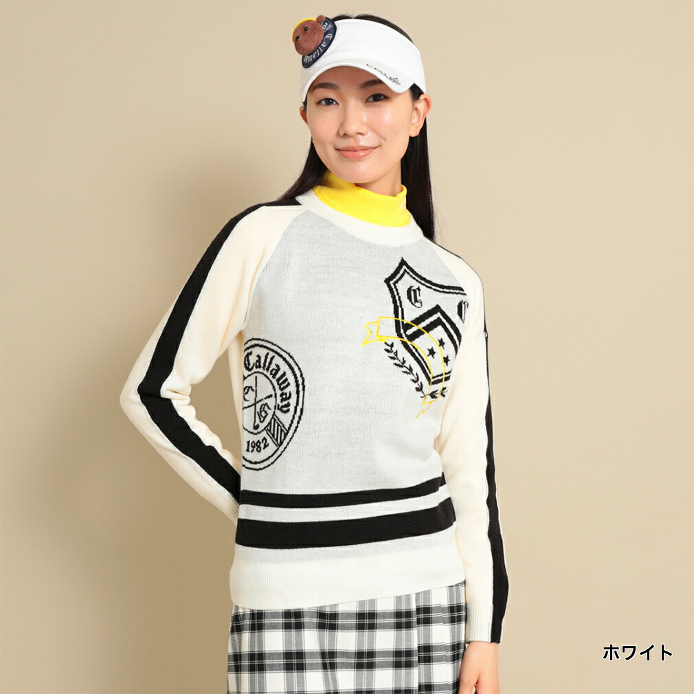 楽天市場】キャロウェイ レディース ゴルフウェア 長袖セーター 秋 冬