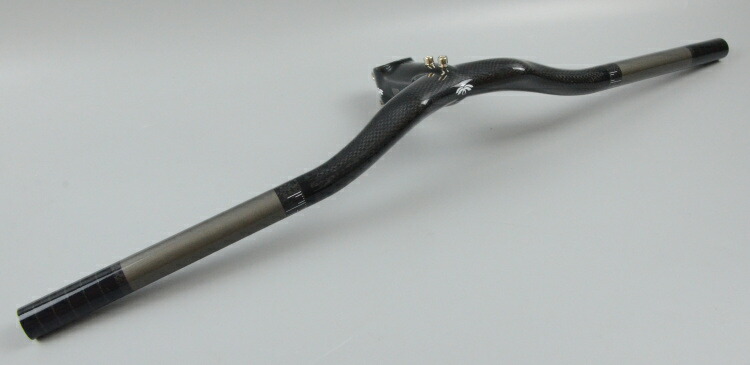 楽天市場】wacako カーボンハンドル ライザーバー MTBハンドル ステム