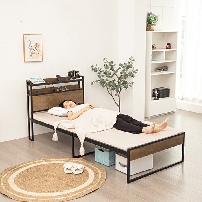 楽天市場】「今だけ☆P5☆選べる特典付き」USB&2口コンセント ベッド