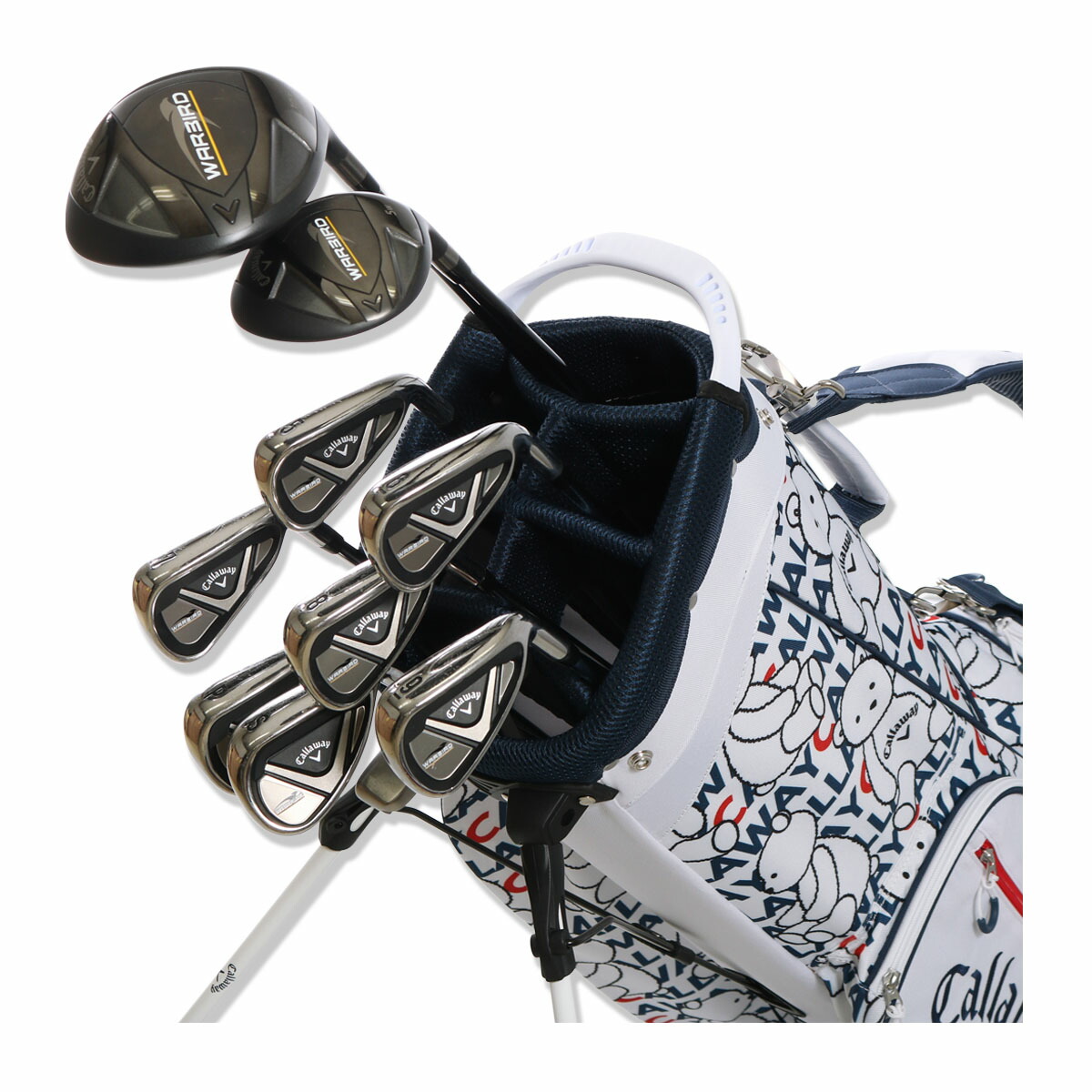 楽天市場】キャロウェイ ゴルフ キャディバッグ スタンド型 6分割 9型