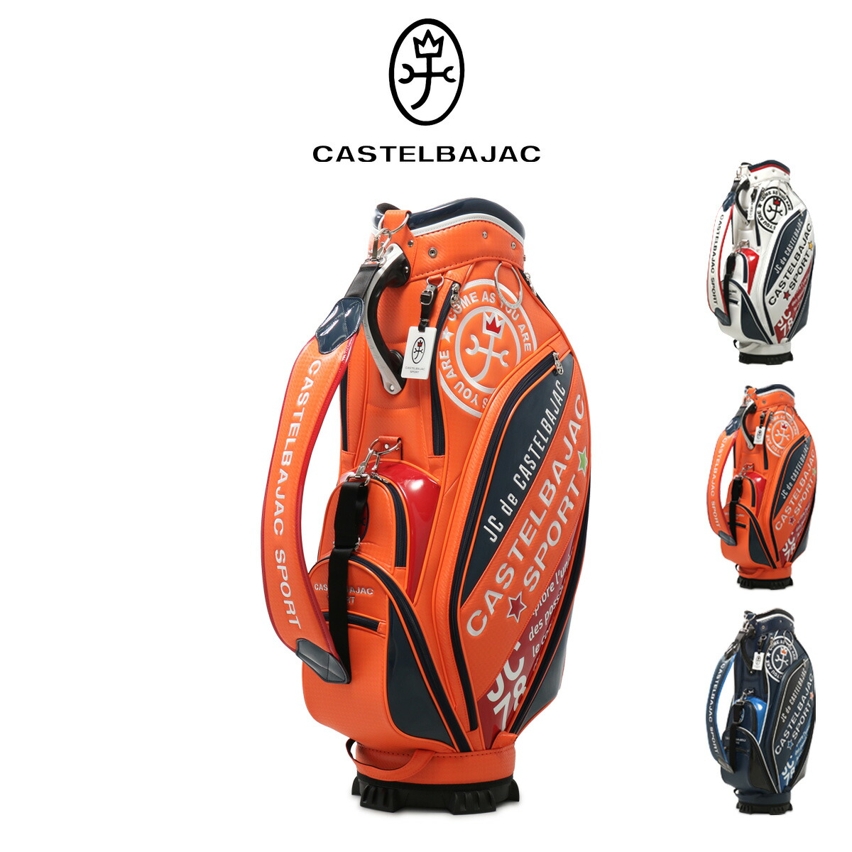 楽天市場】カステルバジャック ゴルフ キャディバッグ カート型 5分割