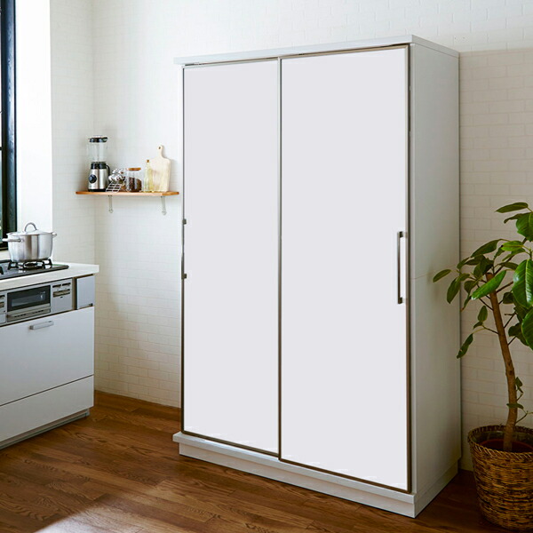 楽天市場】食器棚 引き戸 スライド 大川家具 幅120cm キッチンボード