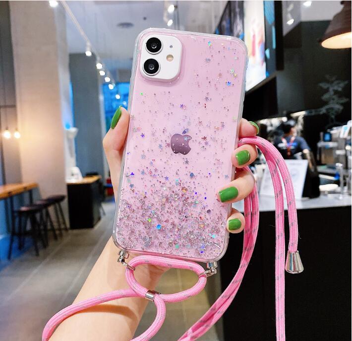 楽天市場】スマホショルダー スマホケース付き クリスタルケース