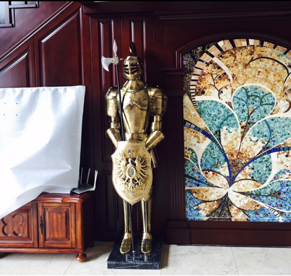 楽天市場】A002438中世ヨーロッパ 騎士道 人気インテリア中世風甲冑鎧