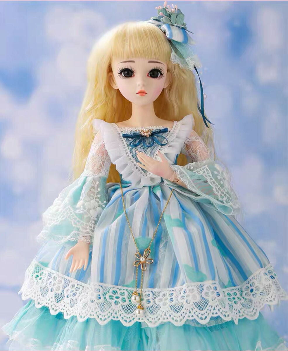 楽天市場】A051945プリンセスドール 60cm フランス人形本体 メイク