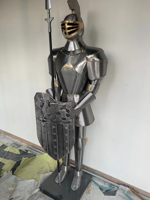 楽天市場】A002440中世ヨーロッパ 騎士道 人気インテリア中世風甲冑鎧