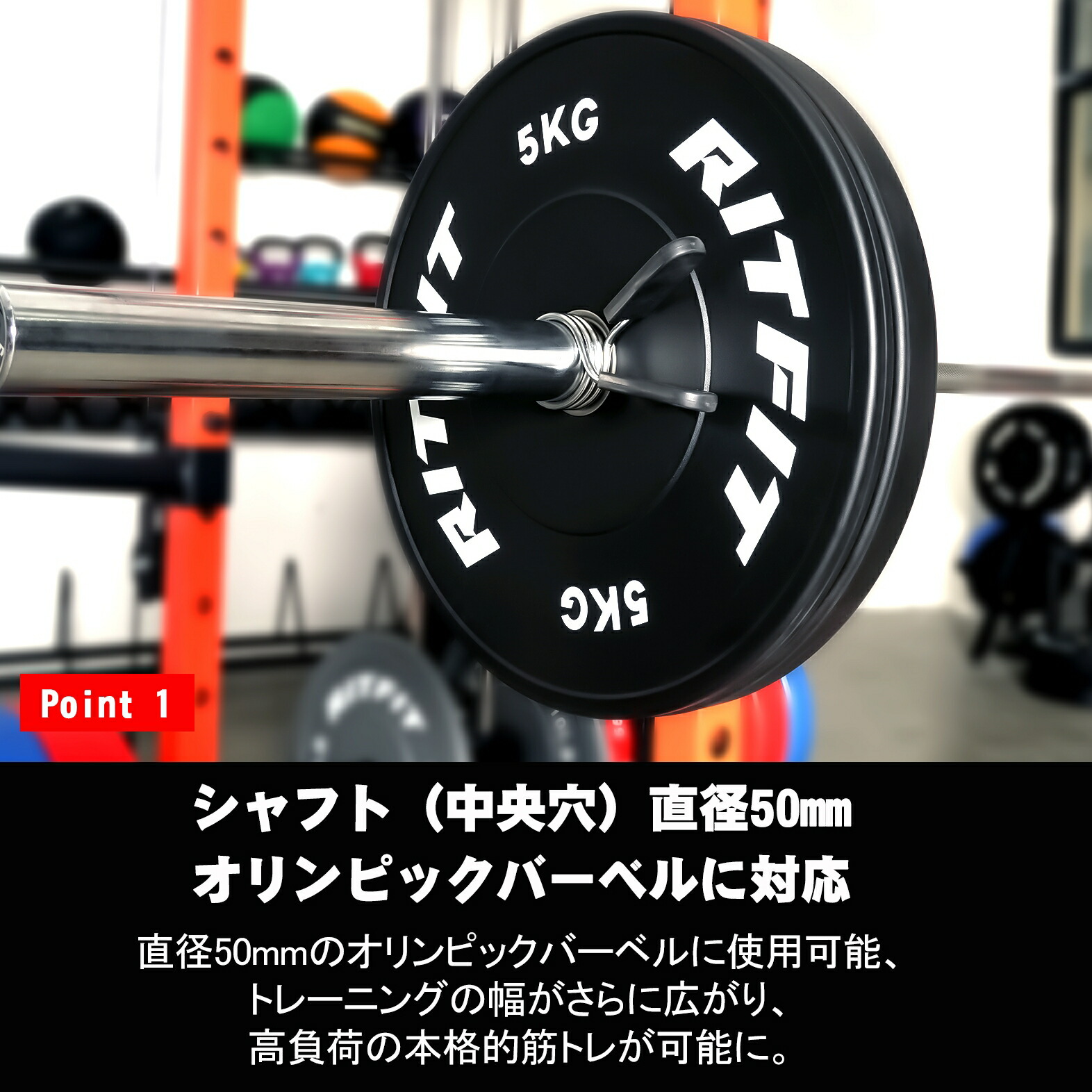楽天市場】【インフルエンサー専用5%OFF】RITFIT バーベルプレート