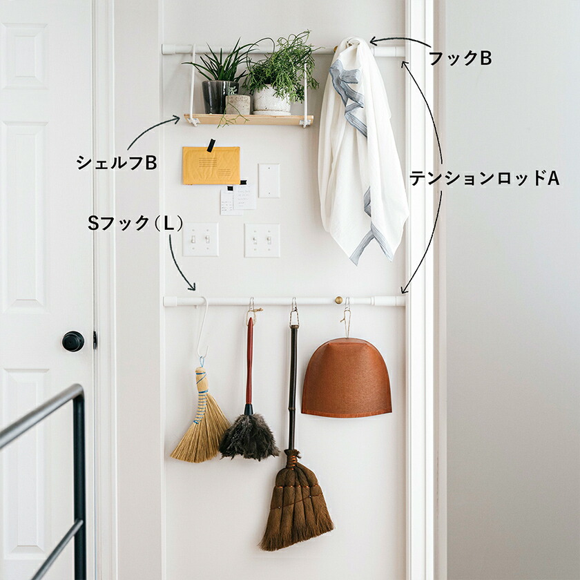 楽天市場】ドローアライン 突っ張り棒用パーツ 専用パーツ ランプ