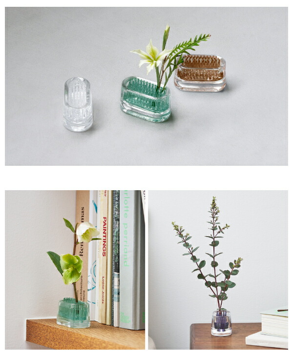 楽天市場】【特典付】一輪挿し ガラス 花瓶 フラワーベース 花器 剣山