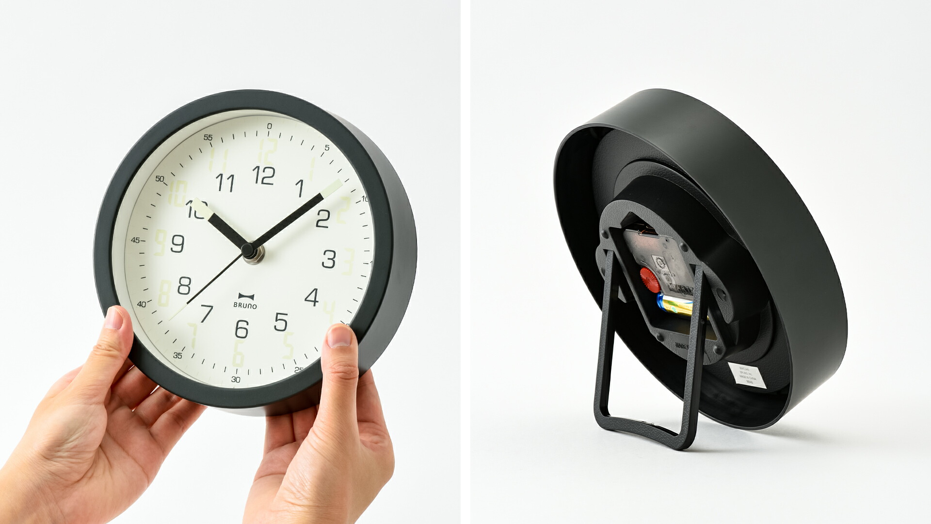 楽天市場】【選べる特典付き】ブルーノ 置き時計 おしゃれ 置時計