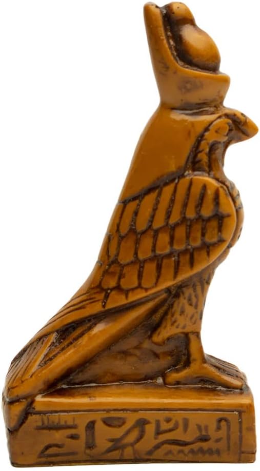 楽天市場】古代エジプト神 ホルス神 彫像 アンティーク ゴールド ミニ