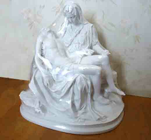 楽天市場】ミケランジェロ作 ピエタ彫像 高さ約45cm彫刻置物