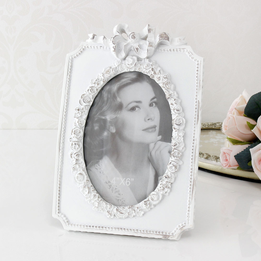 楽天市場】写真立てクラシックリボン フォトフレーム 薔薇 ローズ