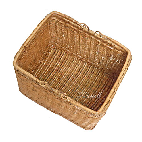 楽天市場】ラッセル ハンドル付きバスケット No.6004 収納バスケット