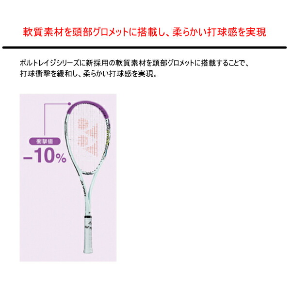 楽天市場】ヨネックス ソフトテニスラケット ボルトレイジ7Vステア
