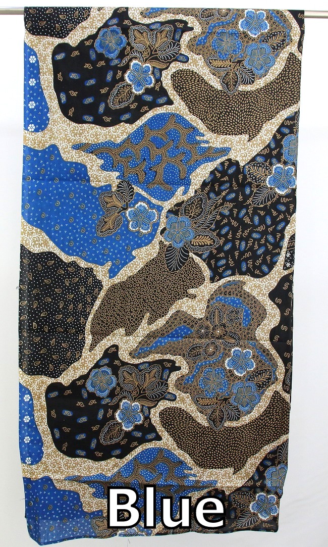 楽天市場】【メール便OK】インドネシア バティック プリント生地