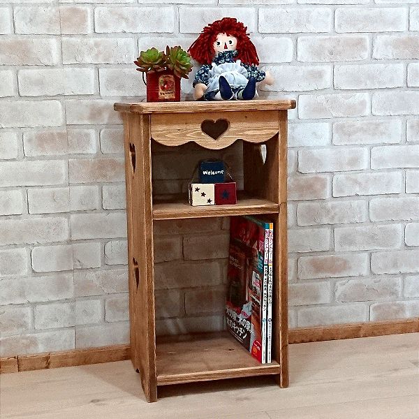 楽天市場】木製2段スタンドラック H60cm [RRA-1]収納家具 フリーラック