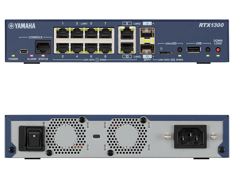 楽天市場】ヤマハ RTX1300 ギガアクセスVPNルーター 10ギガビット対応