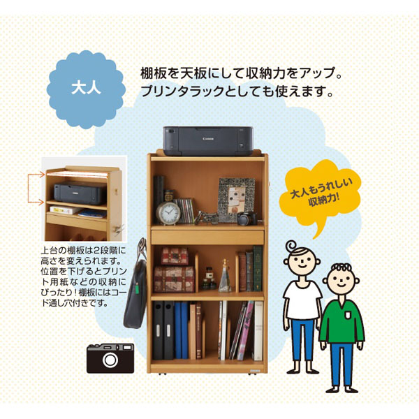 楽天市場】Sラック ランドセルラック キャスター付き コイズミ