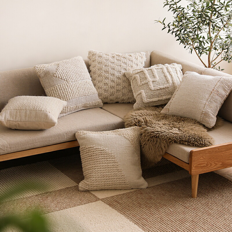 楽天市場】クッションカバー ウールの通販