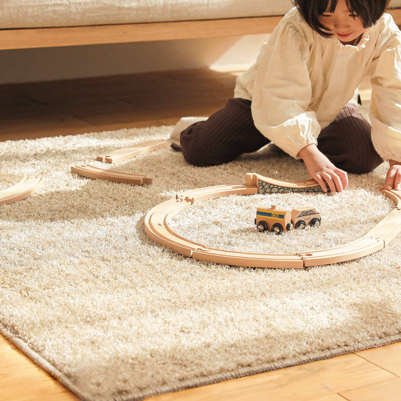 楽天市場】ラグ ラグマット 洗えるラグマット Reflet ルフレ 130×190