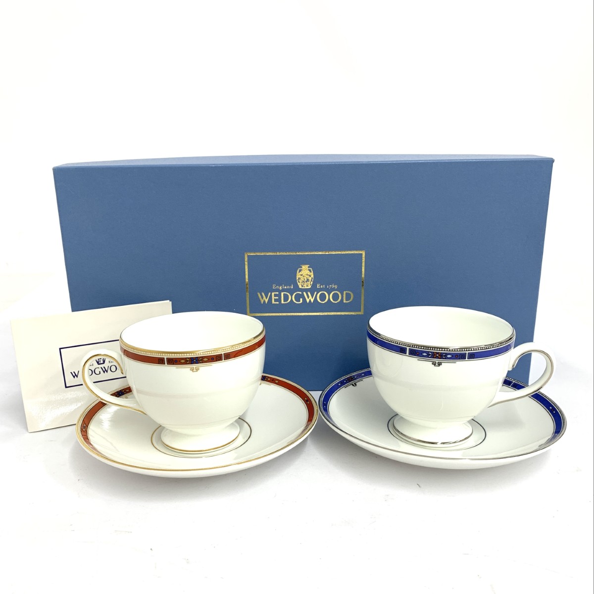 楽天市場】Wedgwood ウェッジウッド コロラド カップ＆ソーサー 2客