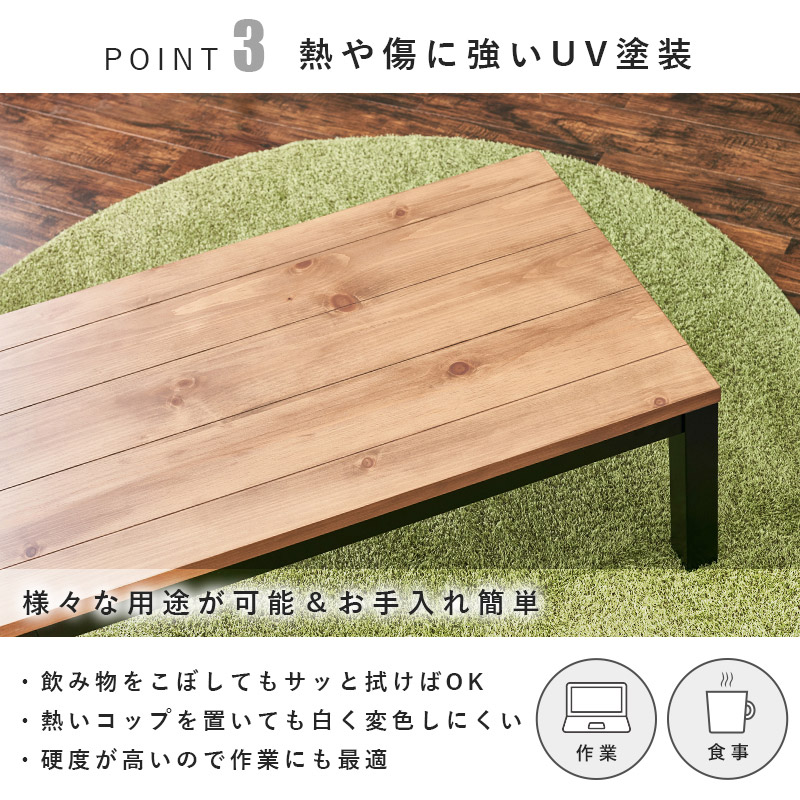楽天市場】【最大100%ポイントバック※要エントリー】こたつ テーブル