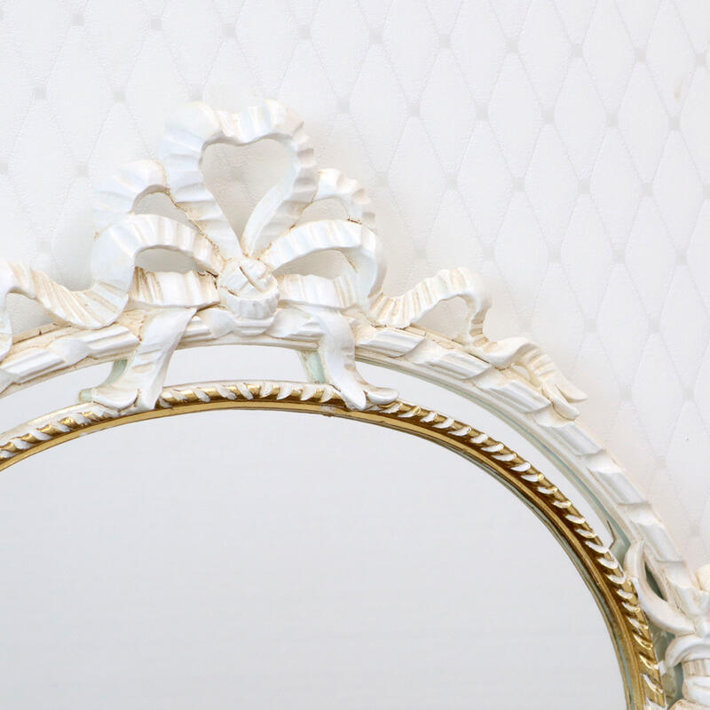 楽天市場】ポイント10倍SALEイタリア製 ウォールミラーイタリア リボン