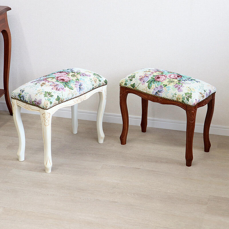 楽天市場】イタリア製 スツール ゴブランフラワー Sサイズスツール