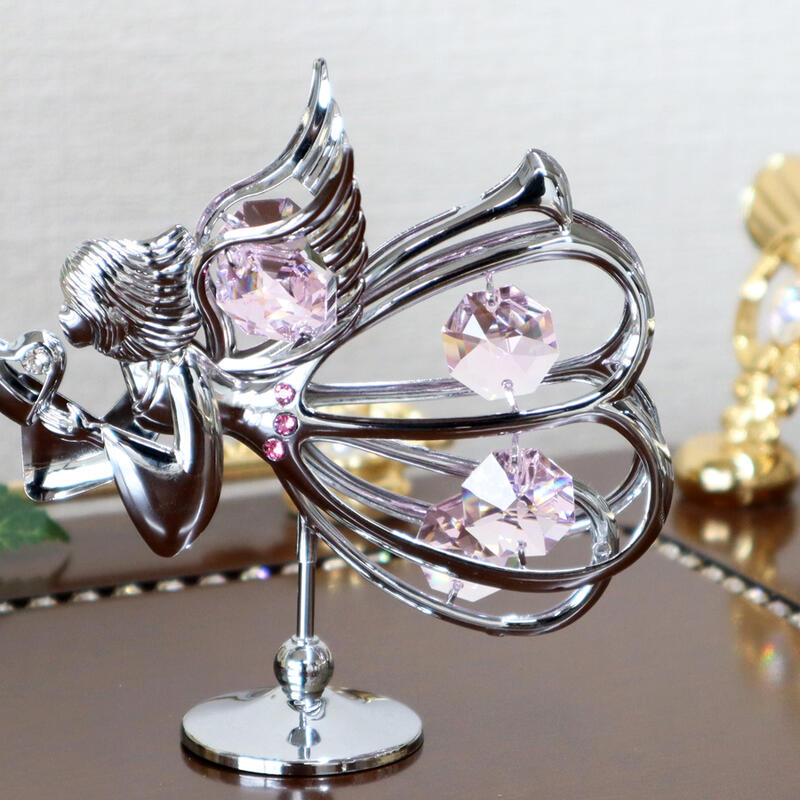 楽天市場】ポイント10倍SALEクリスタルオーナメント エンジェル