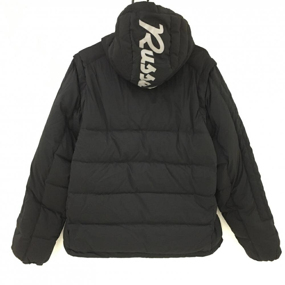 楽天市場】【美品】ラッセルノ 2WAYダウンジャケット 黒 フードロゴ