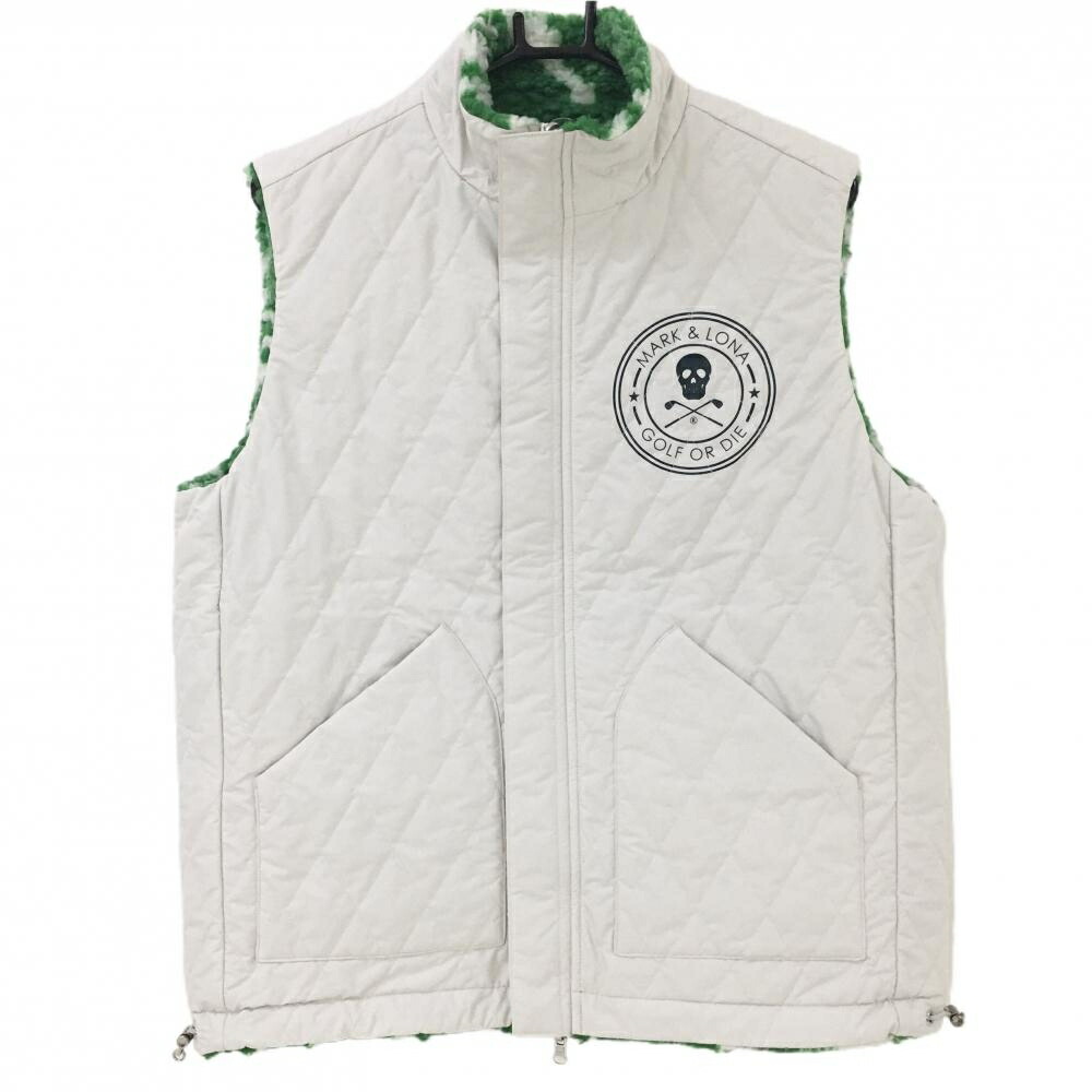 楽天市場】【新品】マークアンドロナ 中綿リバーシブルベスト グリーン