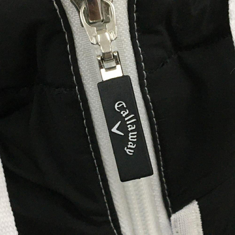 楽天市場】【超美品】キャロウェイ フード付ダウンコート 黒×白