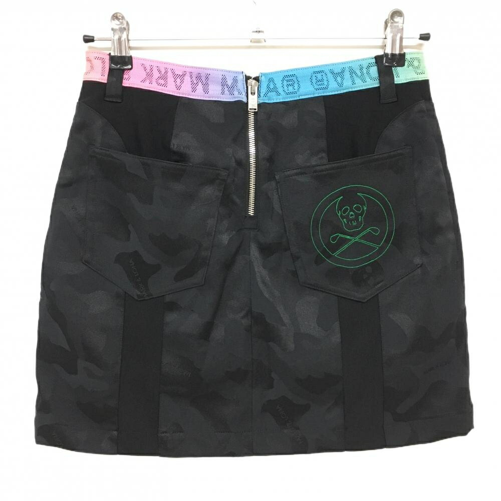 楽天市場】【超美品】マークアンドロナ スカート 黒×マルチカラー 迷彩
