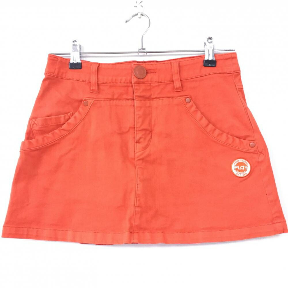 楽天市場】PEARLY GATES パーリーゲイツ ミニスカート オレンジ×白