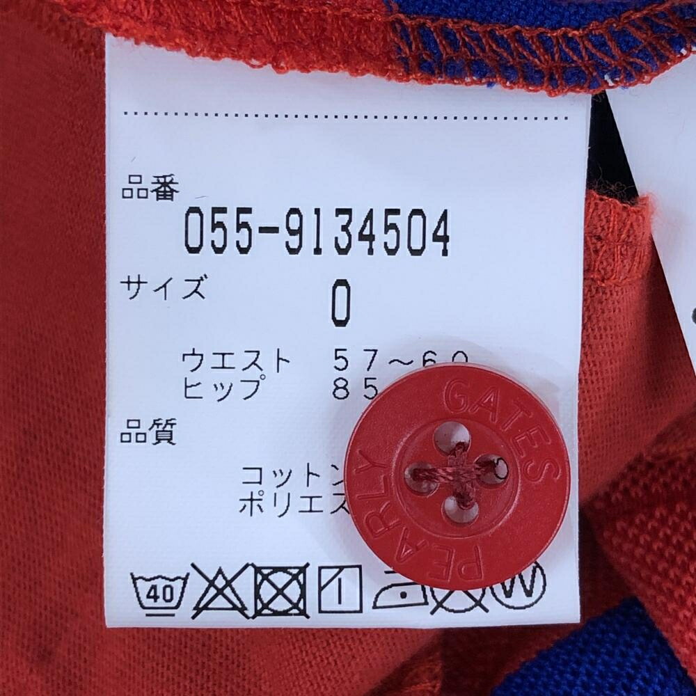 楽天市場】【超美品】パーリーゲイツ スカート レッド×ブルー ボーダー