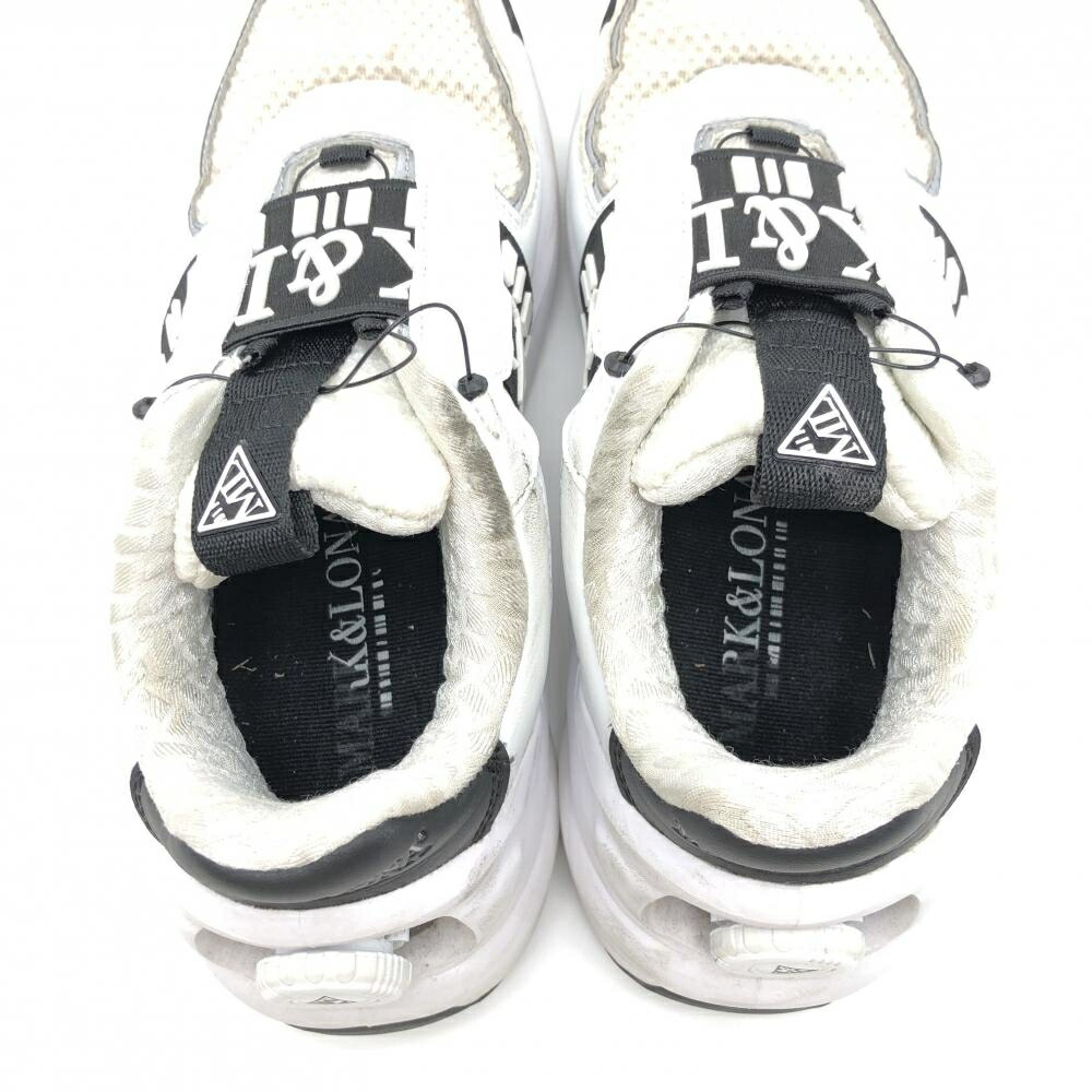 楽天市場】マークアンドロナ ゴルフシューズ 白×黒 スパイクレス 箱