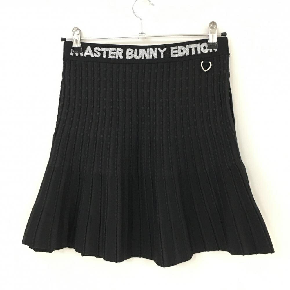 楽天市場】【超美品】マスターバニー ニットスカート 黒 プリーツ風