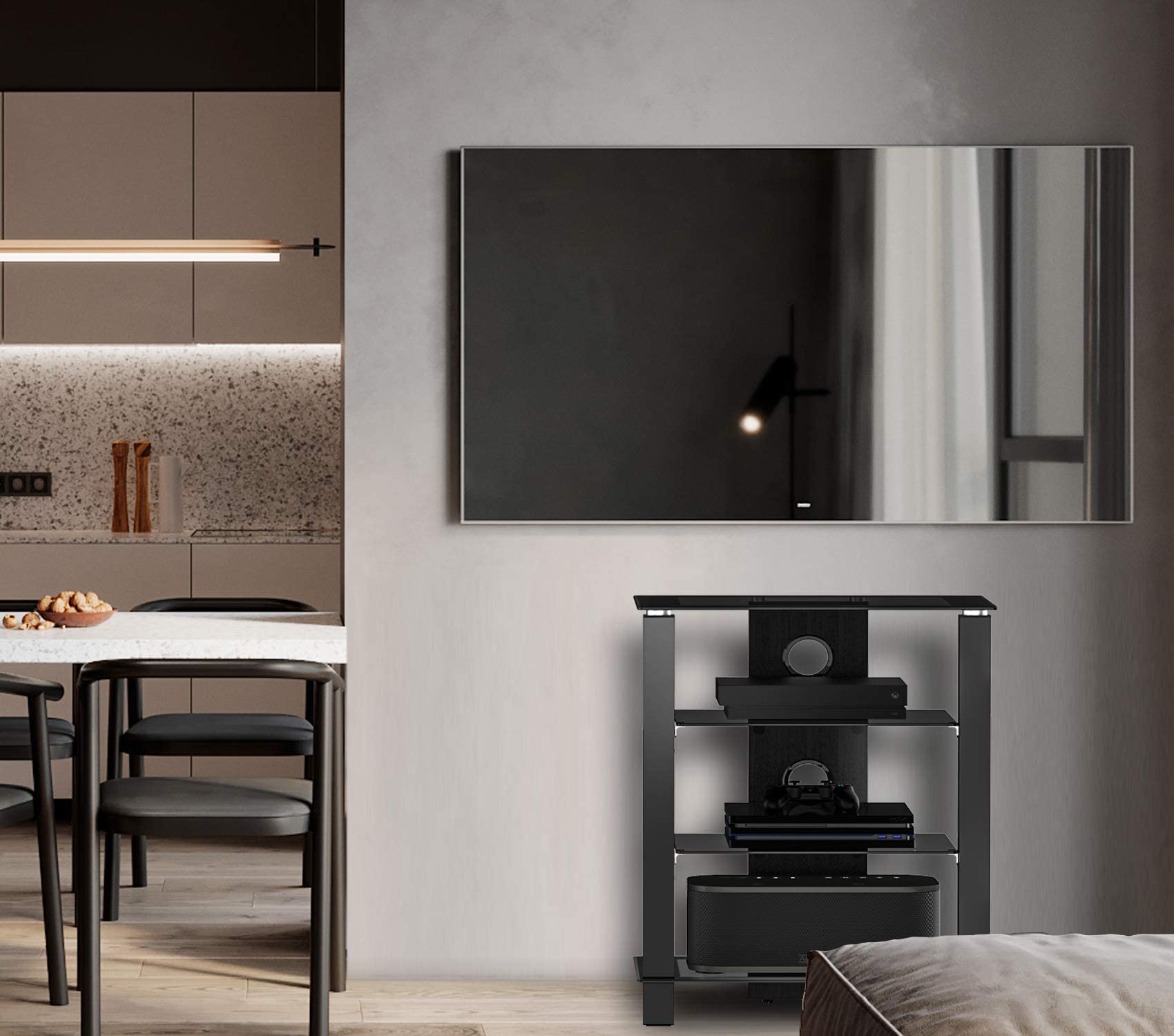 楽天市場】FITUEYES オーディオラック アンプラック パワーアンプ